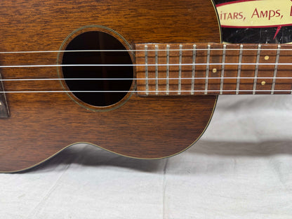 Martin Style 51 Mahogany Baritone Ukulele with Case - replaced tuners