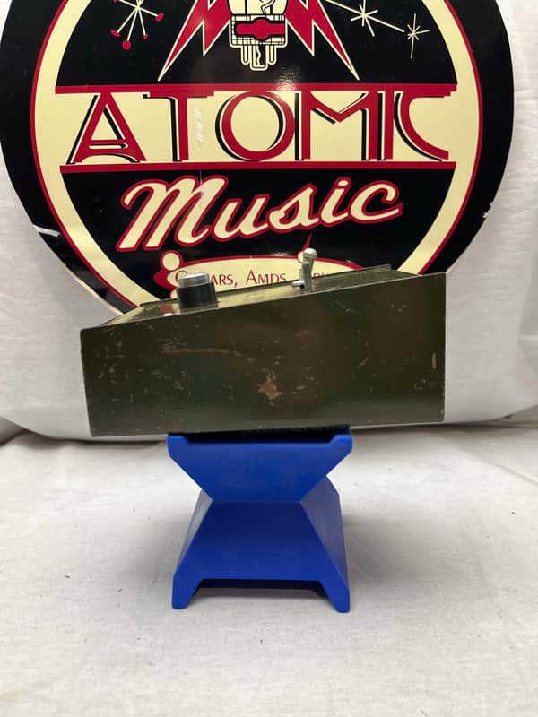 Electro-Harmonix Sovtek Green Russian Small Stone Phaser Phase Shifter phasor Pedal - large chassis - missing battery cover - Image 4