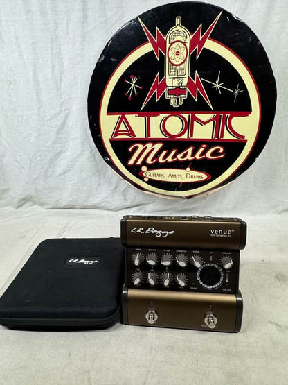 LR Baggs l.r. Venue Full Isolation D.I. di Acoustic Instrument Preamp Pedal with Soft Case