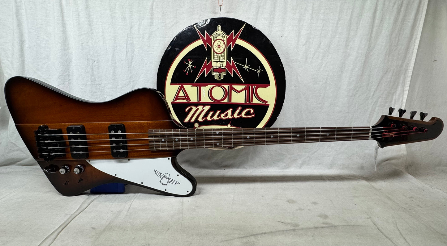 Gibson BAT1SUSB4 Thunderbird IV 4-string Bass with Case - modified electronics 2015 - Tobacco Burst