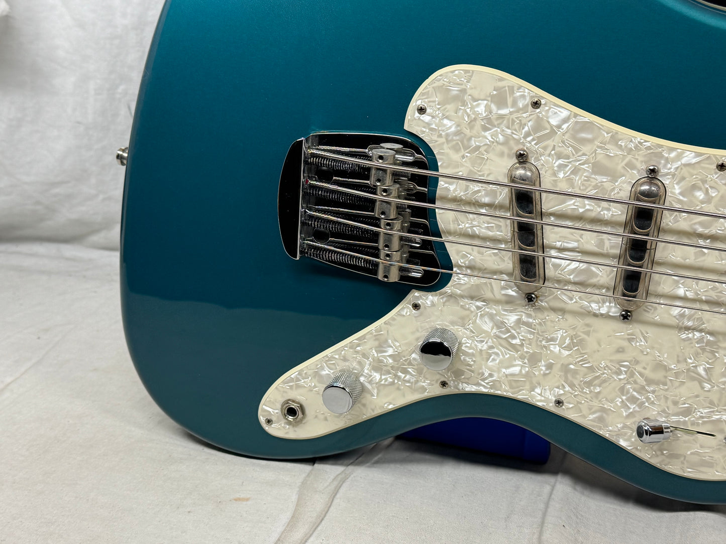 Fender Classic Player Rascal 4-string Bass 2014 - Ocean Turquoise / Rosewood fingerboard