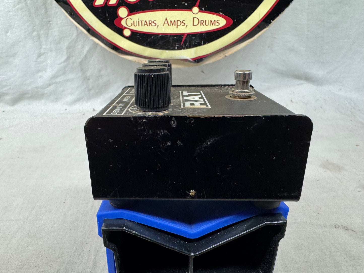 ProCo The Rat 2 RAT2 v4-A version 4-A Distortion Pedal - Flat Top / LED / LM308 OpAmp Chip / Beige PCB pot codes date to 1993