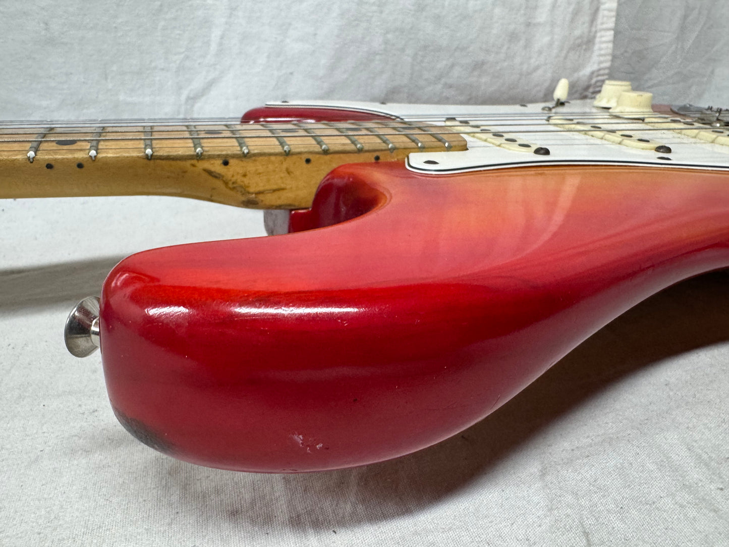 Fender USA Stratocaster Guitar with Case - neck has been re-fin'd / re-fretted / re-shaped 1982