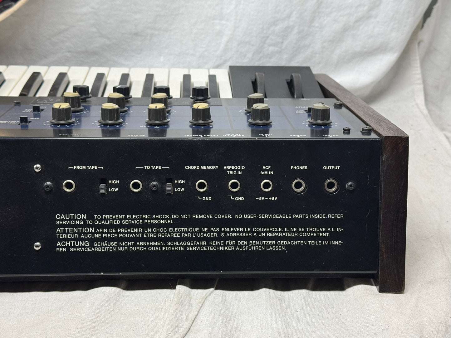 Korg PS-6 ps6 Polysix poly six 6-Voice Analog Synthsizer 61-Key Keyboard with SKB Case 1980s - Local Pickup Only