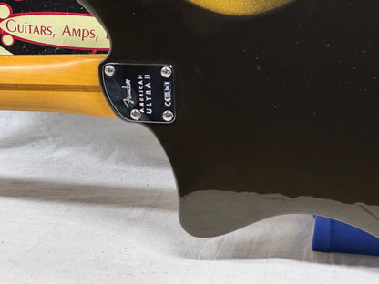 Fender American Ultra II 2 Meteora Guitar with COA + Case 2025 - Texas Tea / Ebony fingerboard