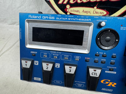 Roland GR-55 gr55 Guitar Synthesizer Pedal with Power Supply 2011