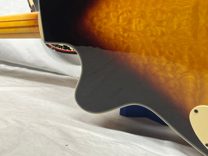 Washburn AB40VSK Singlecut Acoustic Electric Bass