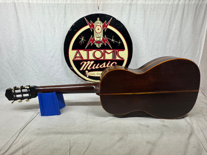 Unknown Builder Parlor Acoustic Guitar with Case late 1800s - early 1900s