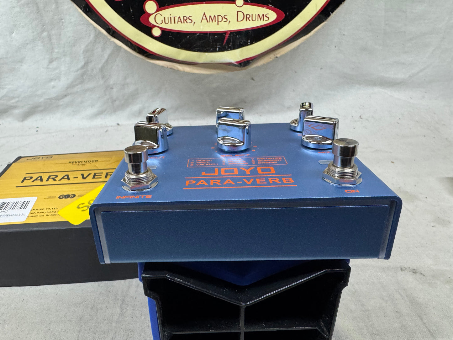Joyo J-31 j31 Para-Verb Reverb Pedal with Box