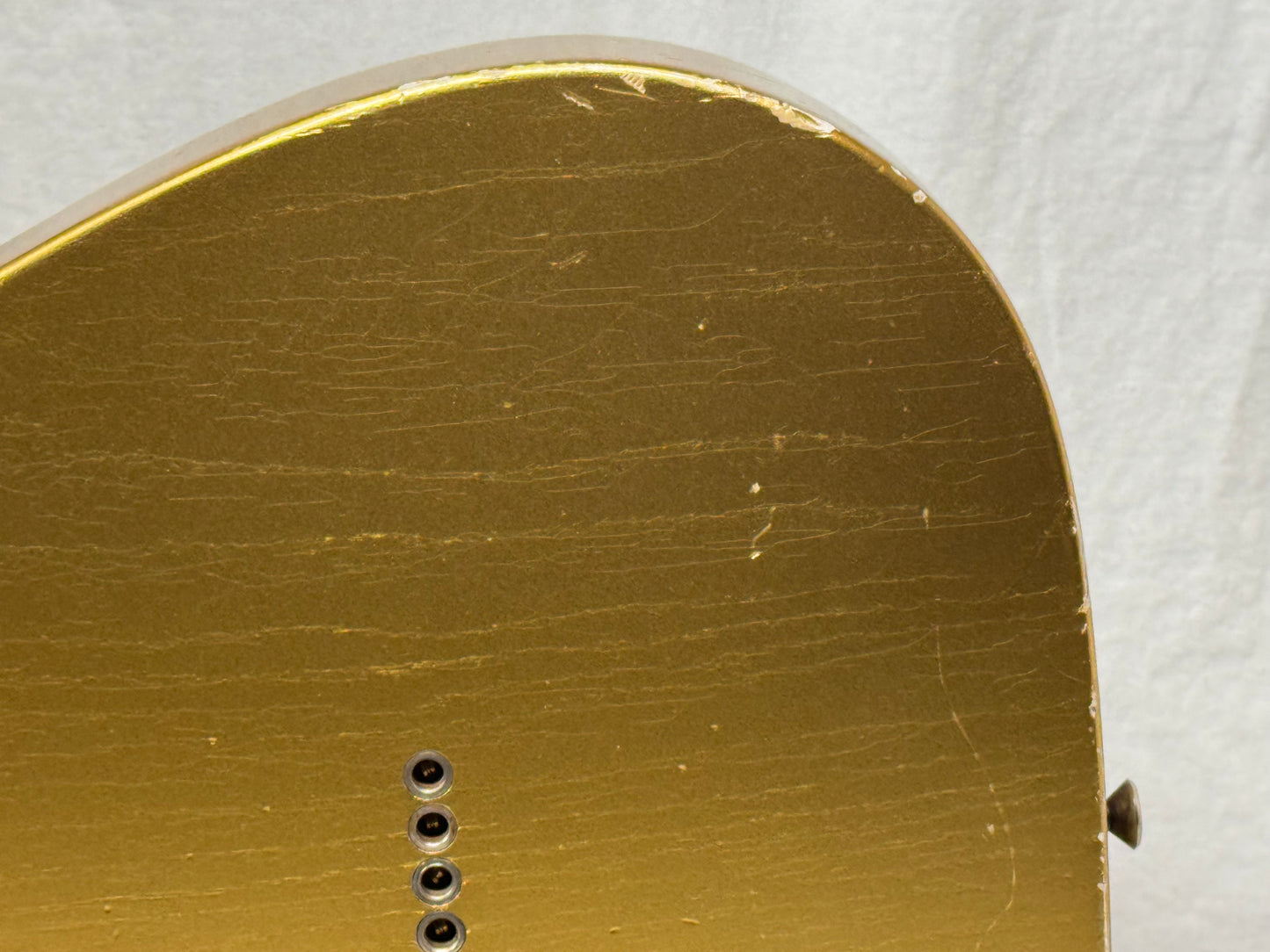 Fender USA Custom Shop Limited Edition Full Throttle Esquire Relic Telecaster Guitar with Case 2003 - Gold / Maple neck