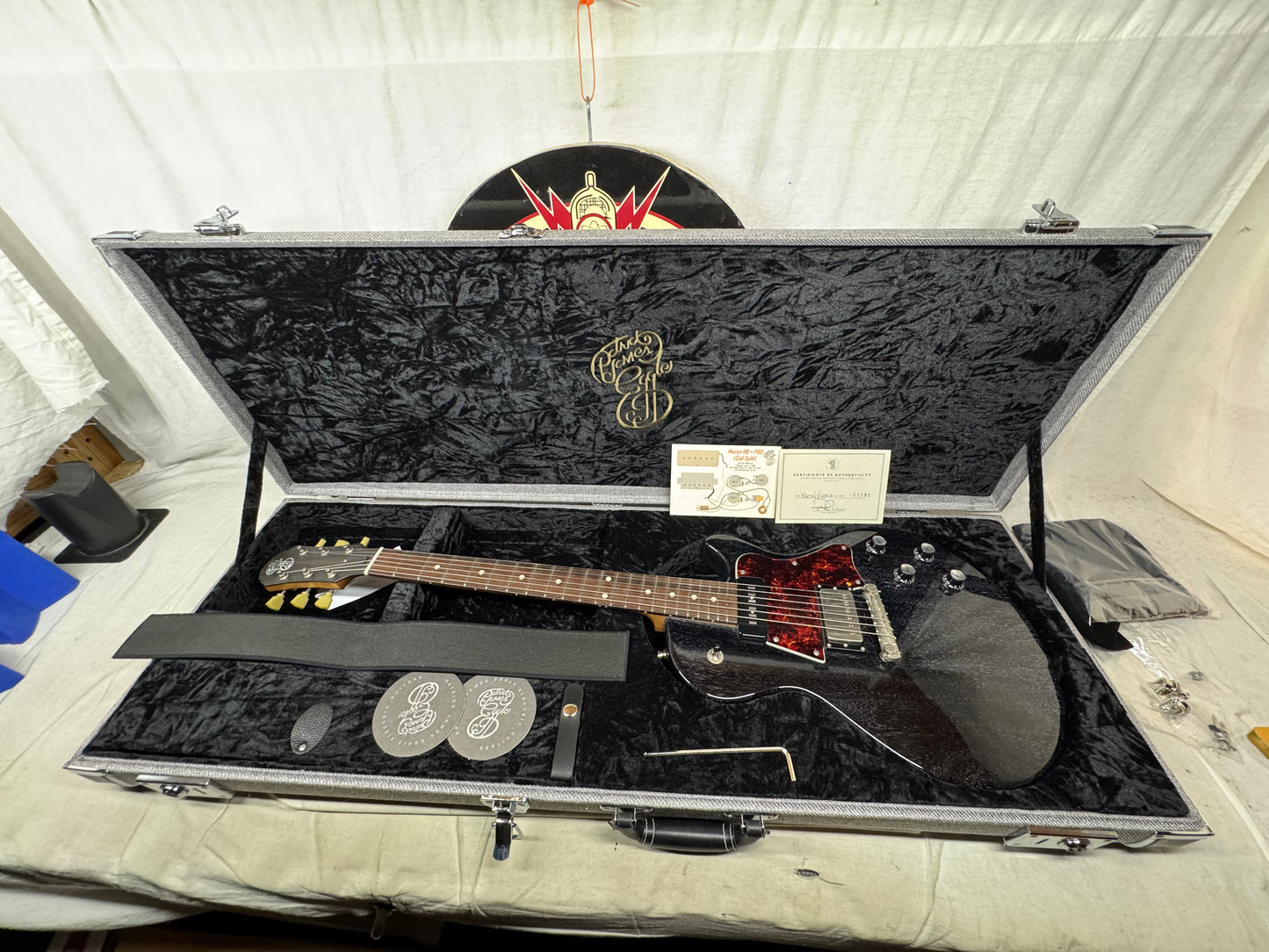 Patrick James Eggle Macon Vintage Singlecut Guitar with COA + Case