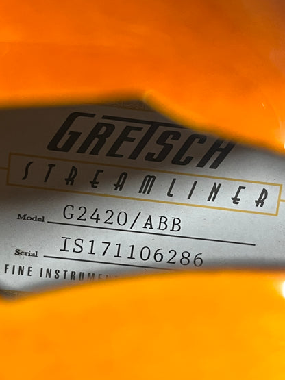 Gretsch Streamliner G2420 Hollow Body Electric Guitar - Aged Brooklyn Burst