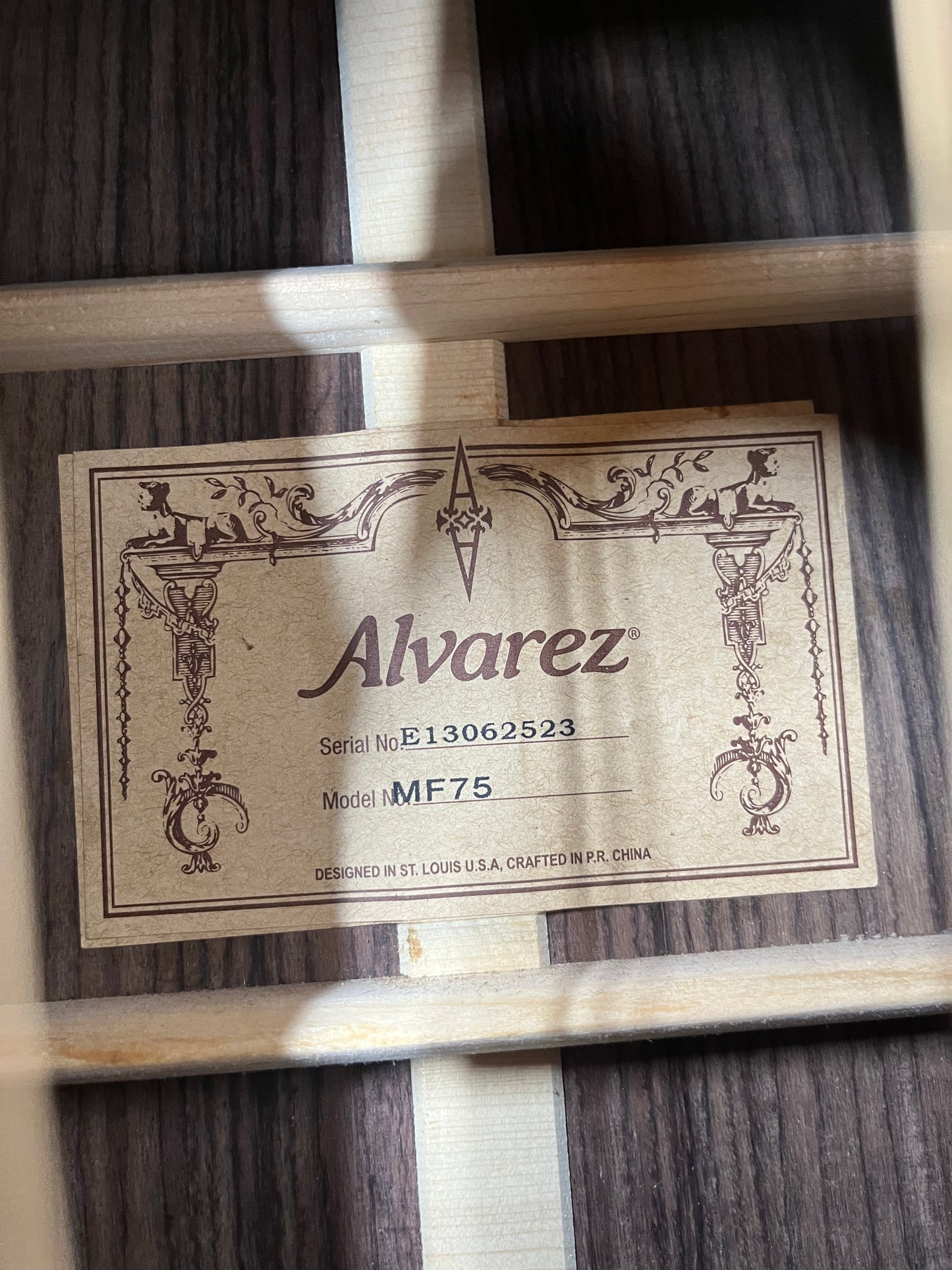 Alvarez MF75 Acoustic Guitar with Hard Case