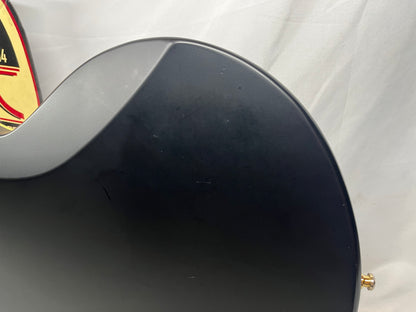 D'Angelico Deluxe Brighton Doublecut HH Electric Guitar with Hard Case - Matte Black