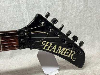 Hamer USA Chaparral Guitar with Case - Black - headstock repaired!
