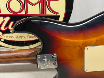 Fender Limited Edition American Standard Stratocaster Guitar with Rosewood Neck + Case 2016 - 3-Color Sunburst / Rosewood fingerboard