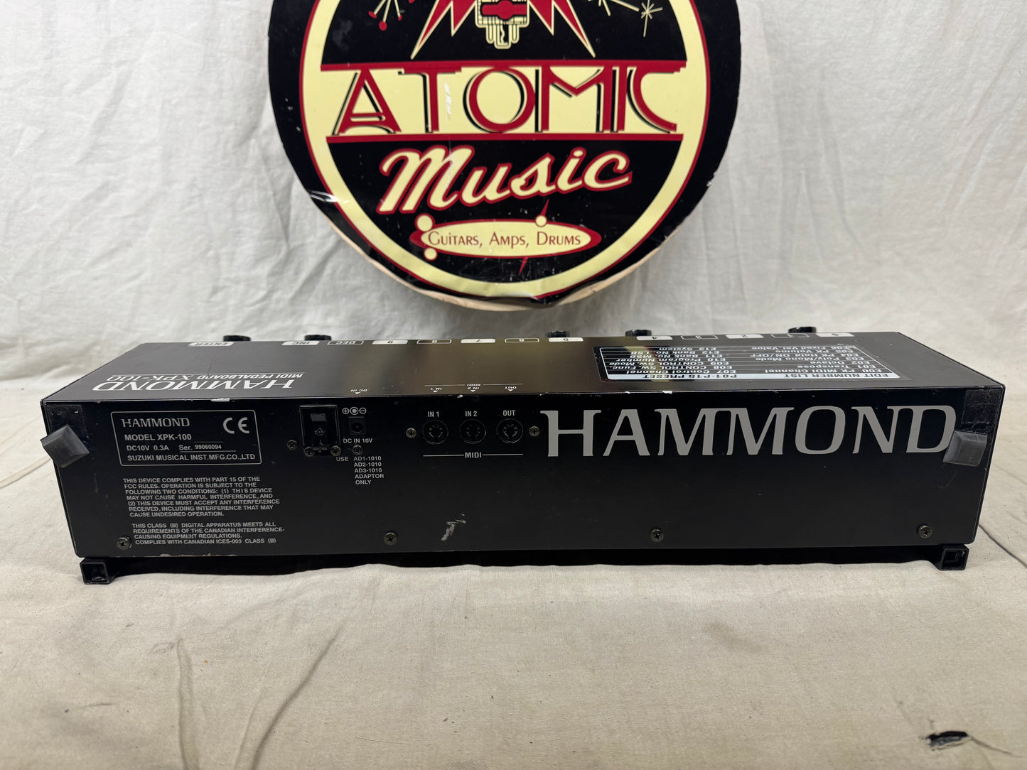 Hammond XPK-100 xpk100 MIDI Pedalboard
