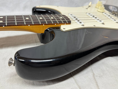 Fender USA Vintage Series '62 1962 Stratocaster Guitar with Case pot codes date to 1988 - Black / Rosewood fingerboard