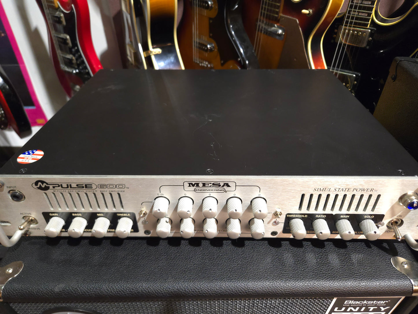 Mesa Boogie M-Pulse 600 Simul-State 600-Watt Rackmount Bass Amp Head 2001 - 2012 - Local Pickup Only