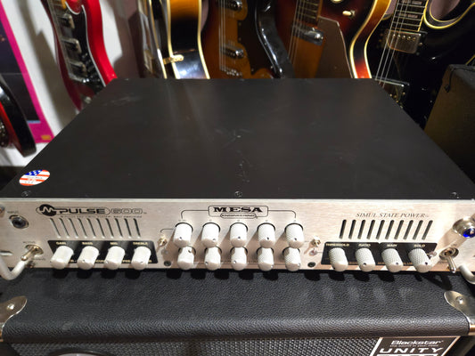 Mesa Boogie M-Pulse 600 Simul-State 600-Watt Rackmount Bass Amp Head 2001 - 2012 - Local Pickup Only