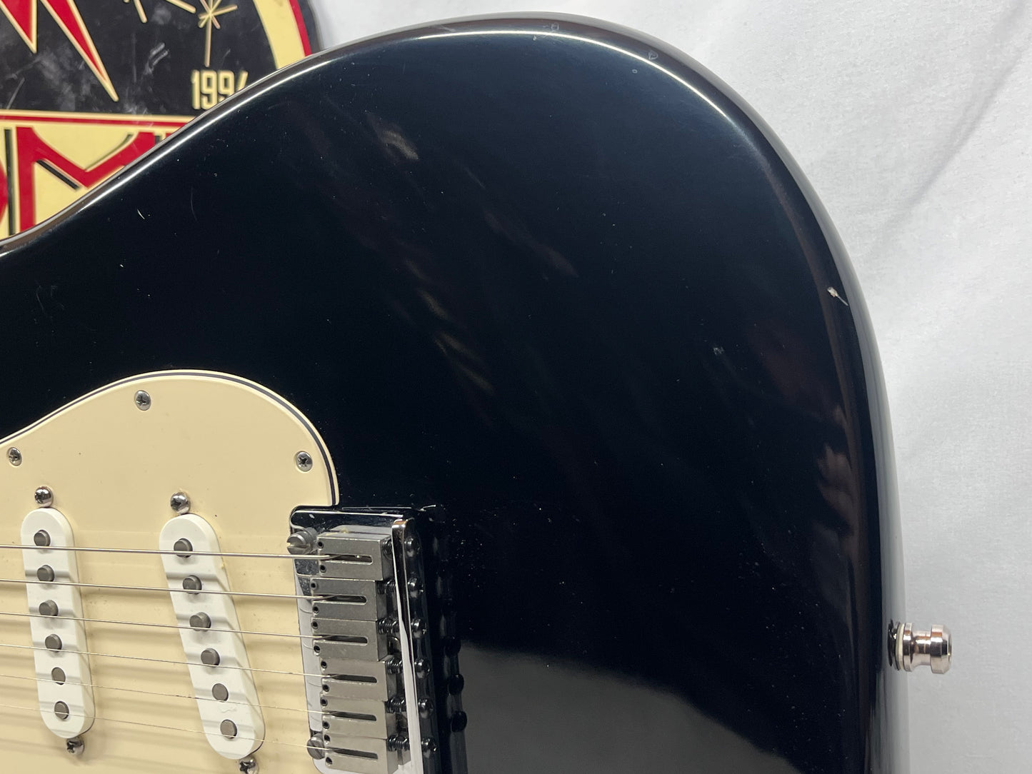 Fender American Stratocaster Strat Left Handed Lefty Electric Guitar - Black