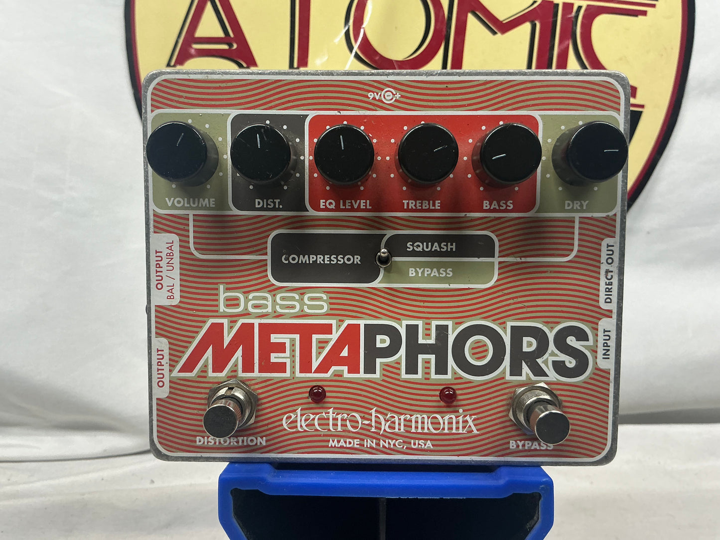 Electro-Harmonix Bass Metaphors Bass Preamp EQ equalizer Compressor Pedal