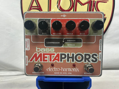 Electro-Harmonix Bass Metaphors Bass Preamp EQ equalizer Compressor Pedal