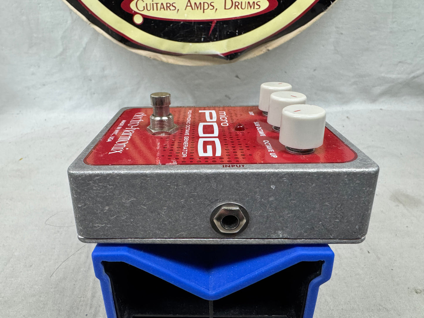 Electro-Harmonix Micro POG p.o.g. Polyphonic Octave Generator Pitch Shifter Harmonizer Pedal