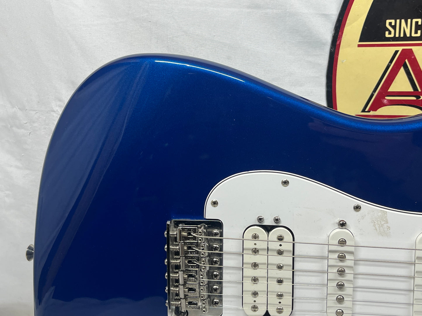 Fender Standard Stratocaster strat HSS Electric Guitar MIM - Made in Mexico- Electron Blue
