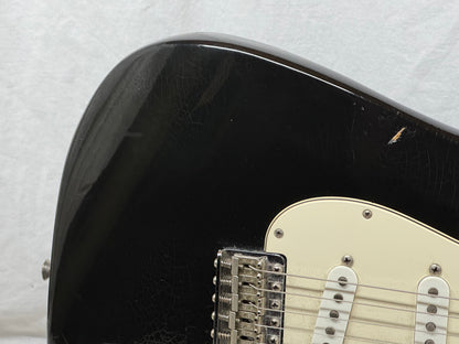 Fender USA Vintage Series '62 1962 Stratocaster Guitar with Case pot codes date to 1988 - Black / Rosewood fingerboard