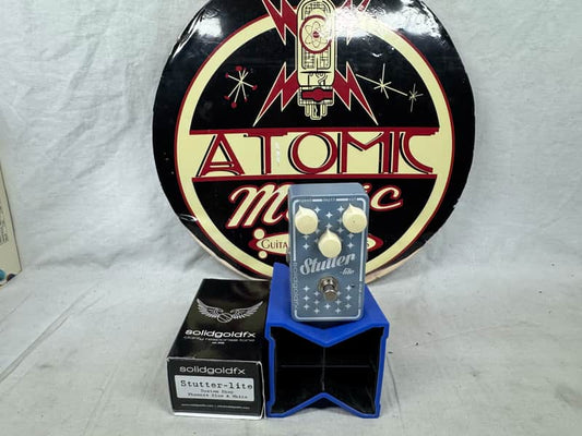 SolidGoldFX Custom Shop Stutter-Lite Tremolo Pedal with Box