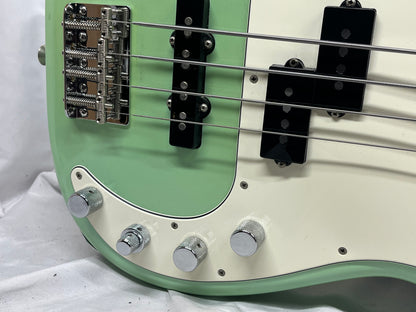 Fender GC Factory Special Run Precision Bass P-Bass Active 4-String Electric Bass - Sea Foam Green