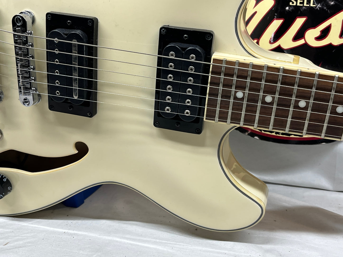 Ibanez Artcore Series AS73-IV Semi-Hollow Body Electric Guitar - Ivory