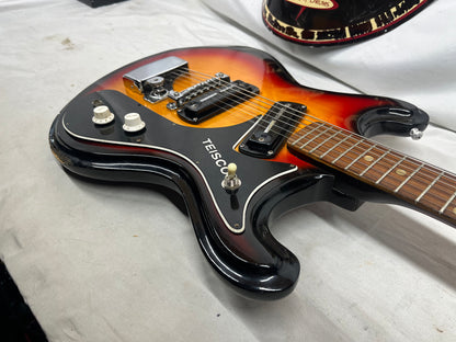 Teisco V-2 Doublecut Electric Guitar MIJ - Made in Japan - No Tremolo Arm