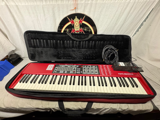Clavia Nord Electro 3 Seventy Three 73-key Piano & Organ Synthesizer Keyboard with Pedal + Bag
