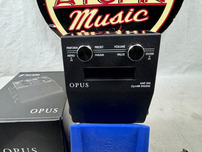 Two Notes Audio Engineering Opus Amp Simulator and DynIR Engine Pedal with Power Supply + Box