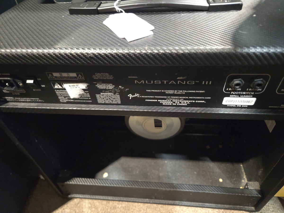 Fender Mustang III 100-Watt 1x12" Modeling Guitar Combo 2011 - 2012 - Local Pickup Only