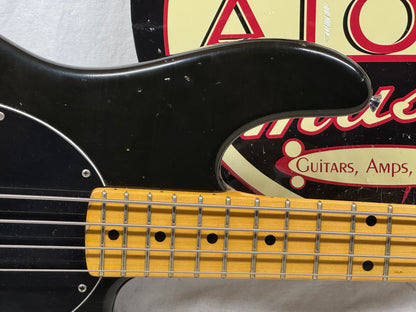 Ernie Ball Music Man StingRay sting ray 4H 4 h 4-string Bass with Gator Case - Black / Maple neck