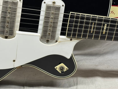 Sears Silvertone H1427 Espanada Archtop Hollowbody Guitar with Case 1965