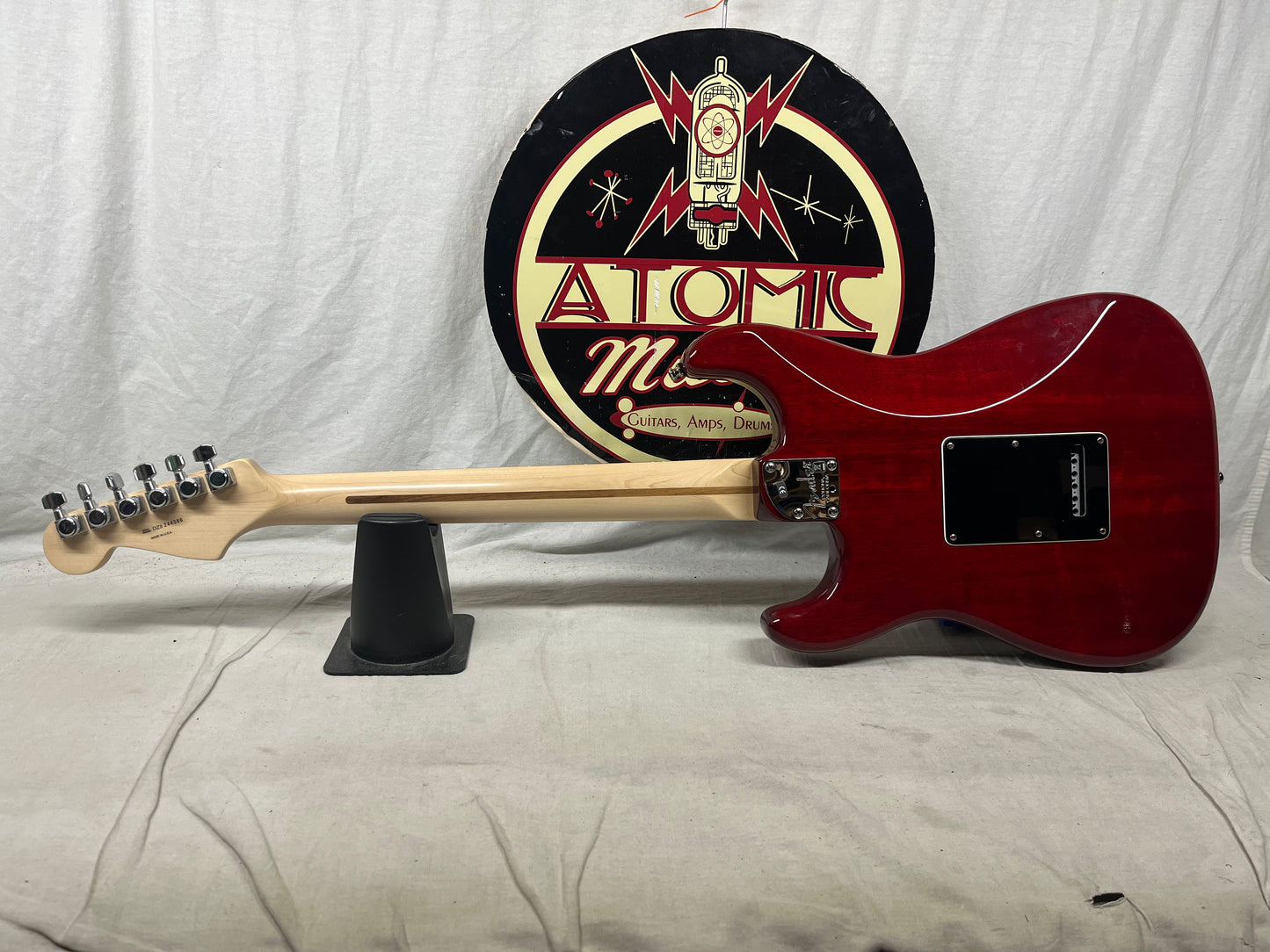 Fender American Select Stratocaster Strat HSS - Crimson Red Electric Guitar