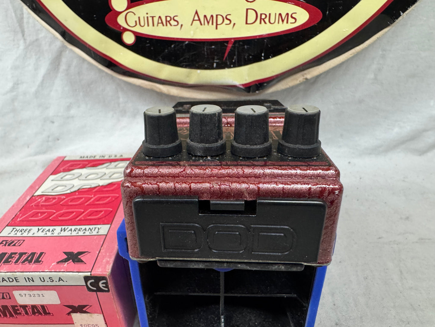 DOD FX70 Metal X Distortion Pedal with Box