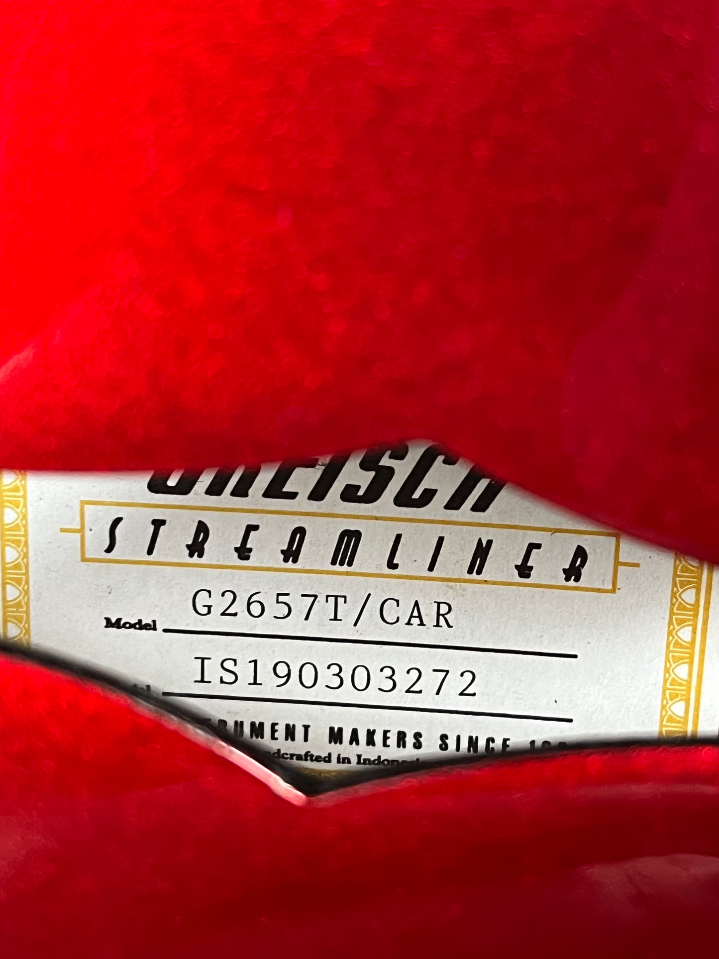 Gretsch Streamliner G2657T Candy Apple Red Semi-Hollow Body Electric Guitar