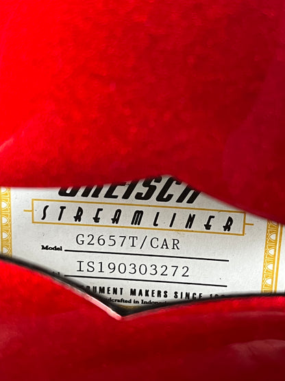 Gretsch Streamliner G2657T Candy Apple Red Semi-Hollow Body Electric Guitar