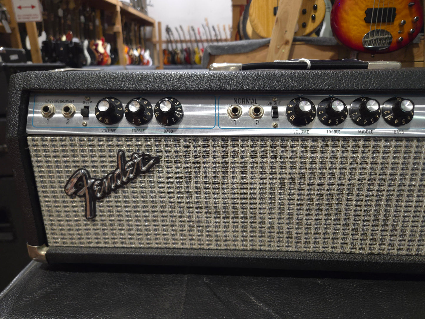 Fender Bassman 100 2-Channel 100-Watt Guitar Amp Head 1972 - 1976 - Silverface - Local Pickup Only