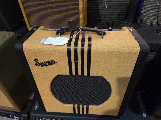 Supro 1822R Delta King 12 15-Watt 1x12" Guitar Combo 2021 - Present - Tweed / Black Stripes - Local Pickup Only
