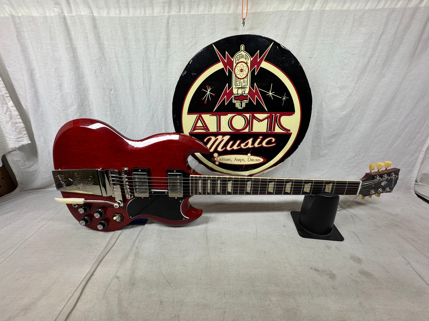 Gibson SG61V00VENH1 SG Standard '61 Maestro Vibrola Guitar with Case 2024 - Vintage Cherry