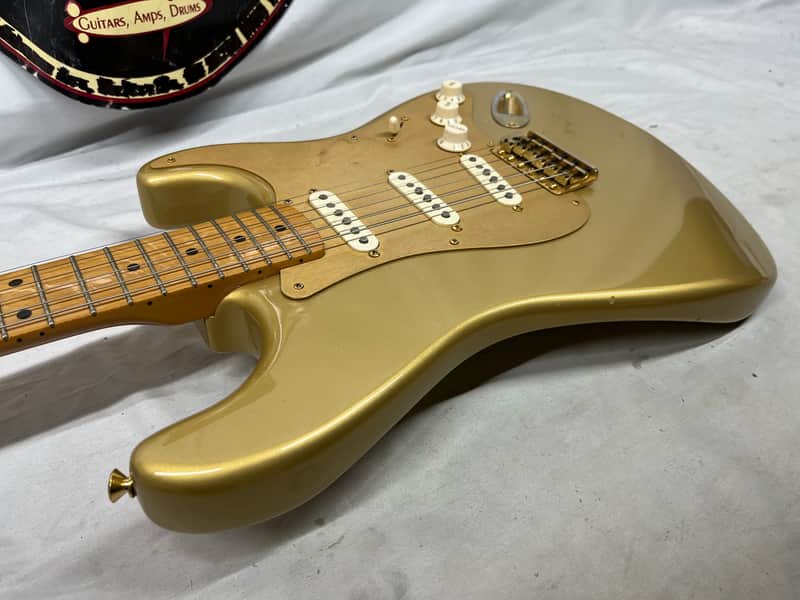 Fender 50th Anniversary Golden Stratocaster Strat Electric Guitar - Image 20