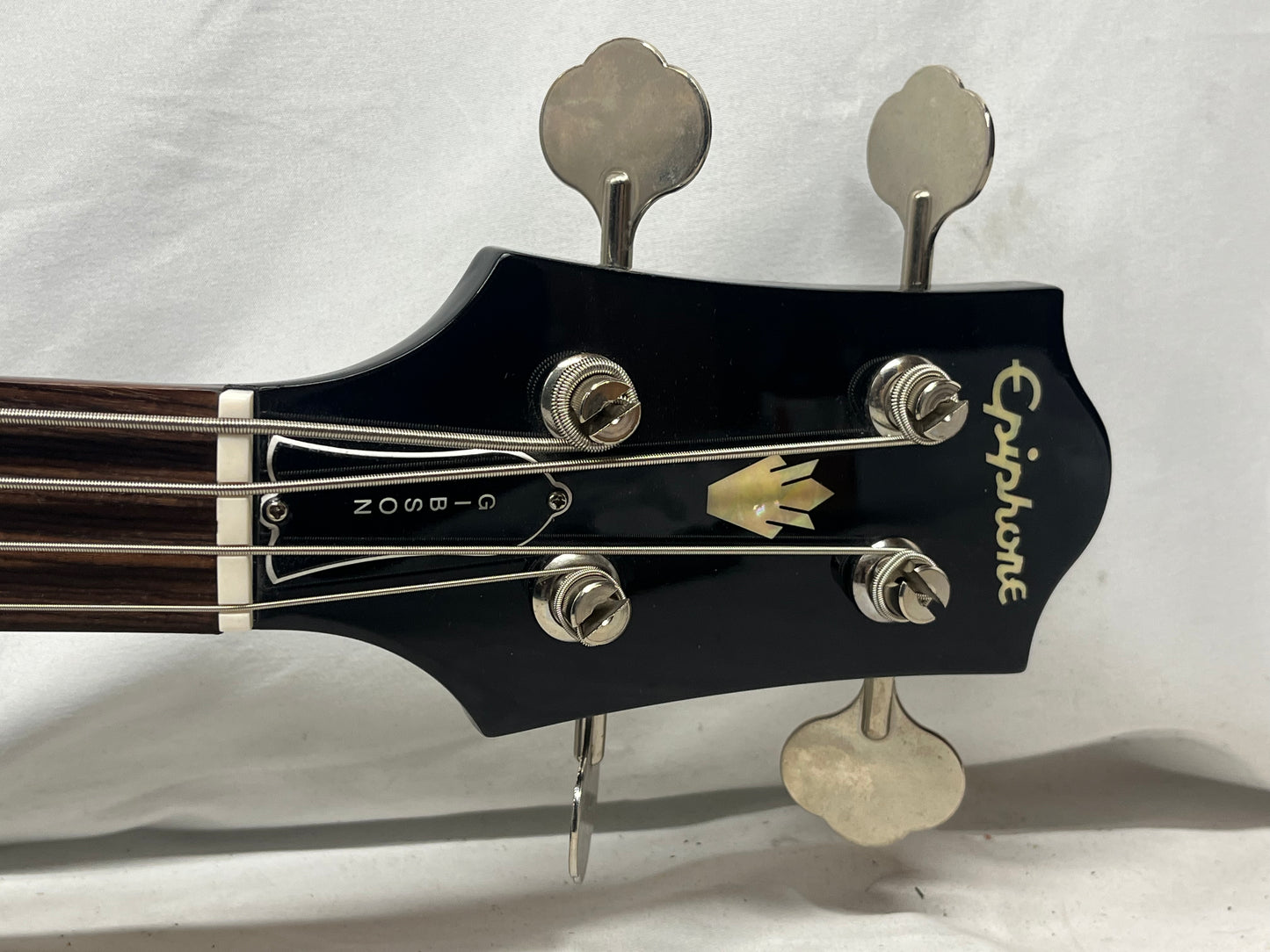 Epiphone Elite EB-3 4-String Doublecut Electric Bass - Black - NUT HAS BEEN RAISED