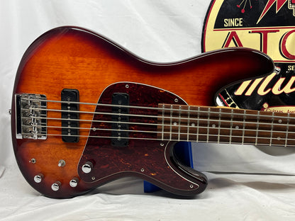 Ibanez TR505 Expressionist 5-String Doublecut Electric Bass - Violin Sunburst