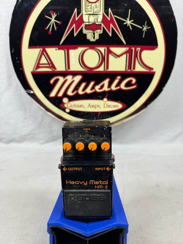 Boss HM-2 hm2 Heavy Metal Distortion Pedal - Black Label / MIJ Made In Japan / ACA 12 volt power